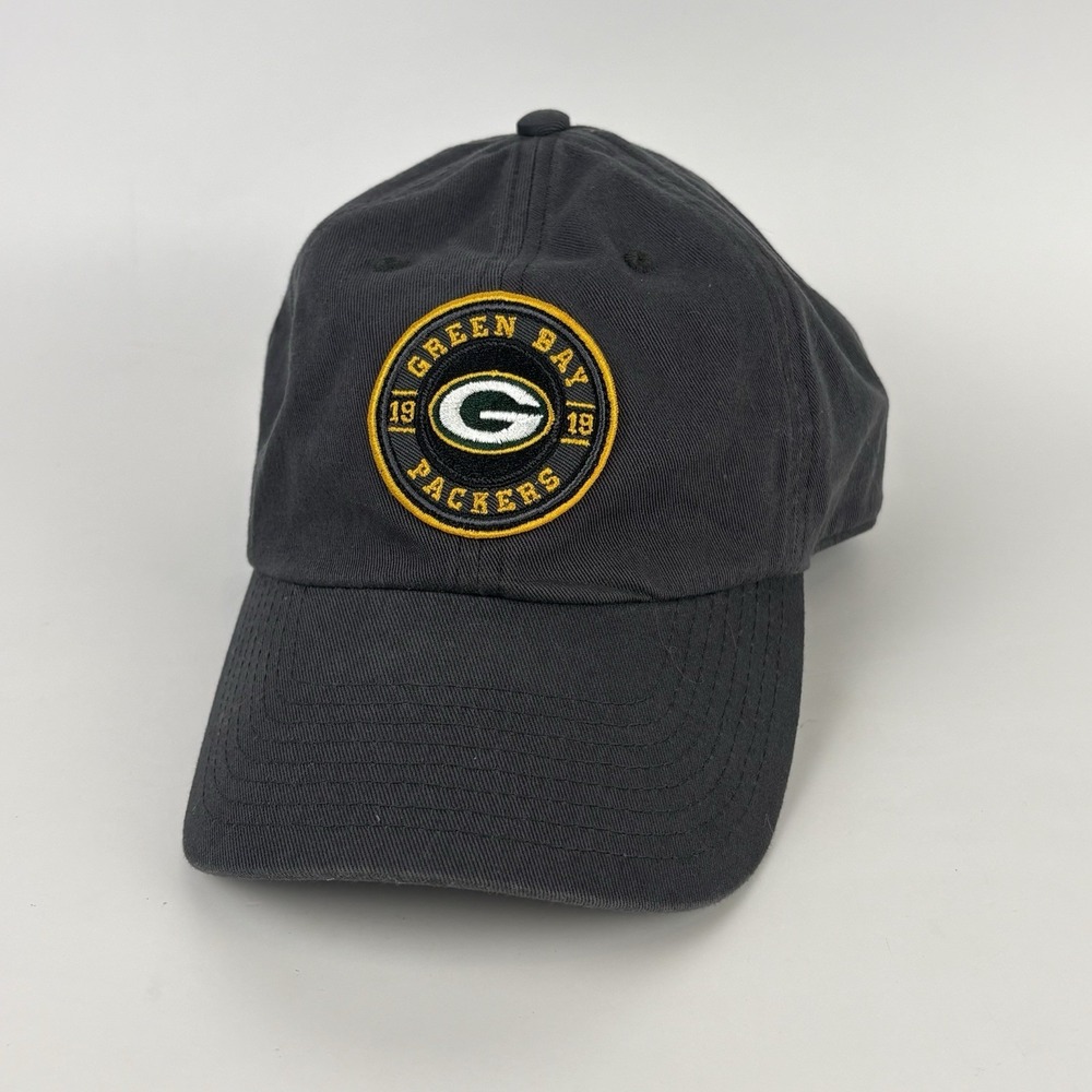 Green Bay Packers 1918 NFL Team Apparel Hat Green Adjustable Strapback Cap